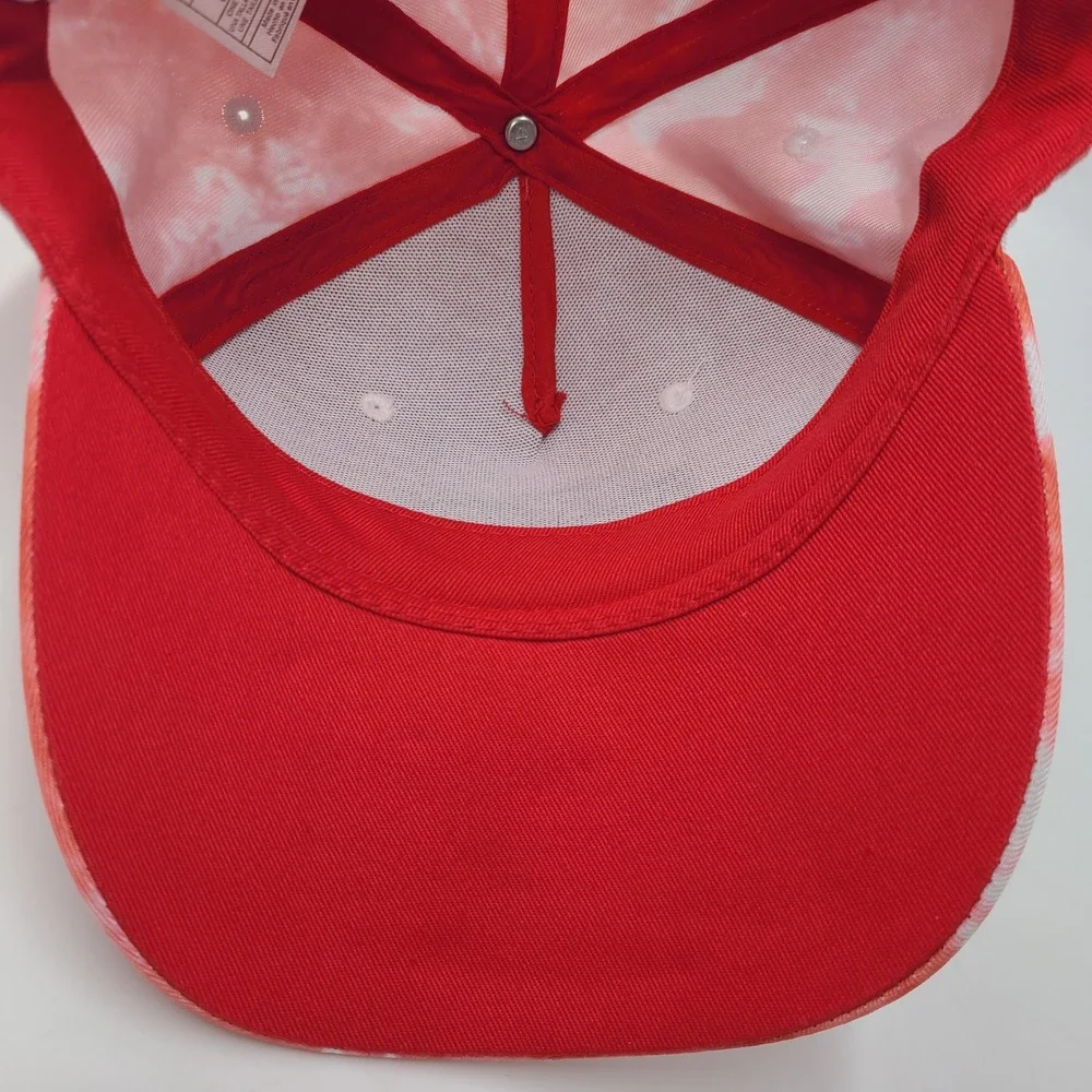 Youth Kansas City Chiefs Hat Snapback NFL Team Apparel Red White Tie Dye Boys